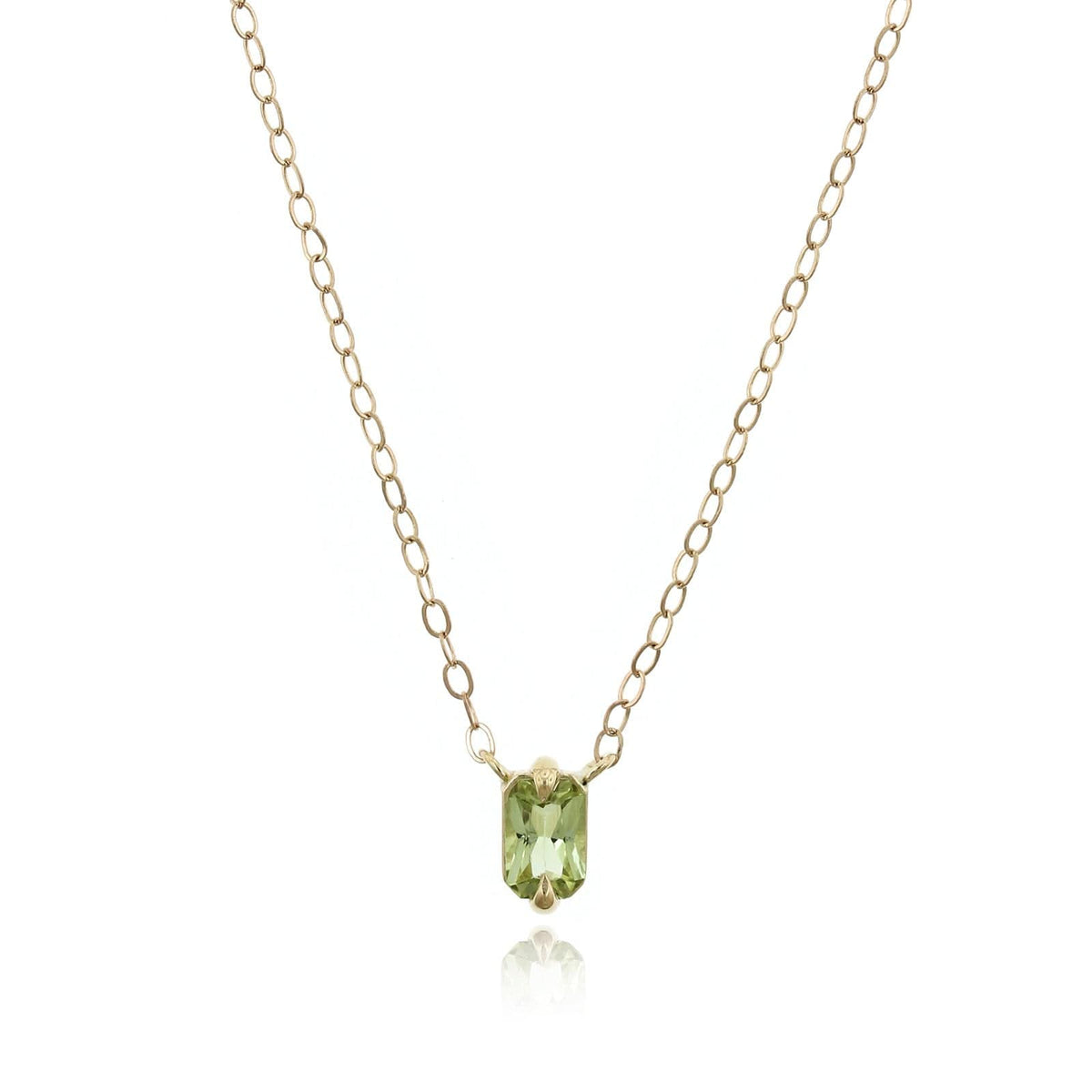14K Yellow Gold Yellow Sapphire Pendant