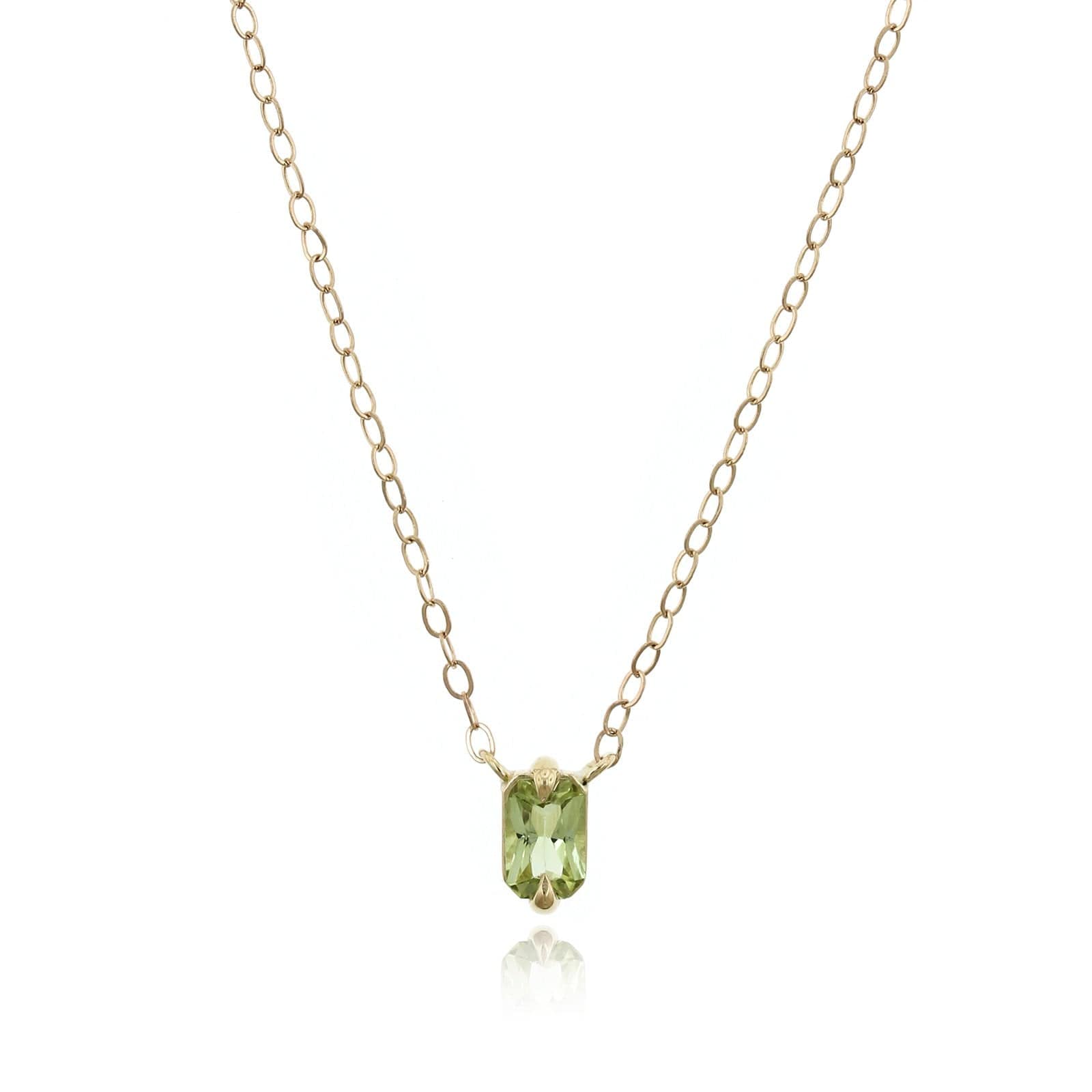 14K Yellow Gold Yellow Sapphire Pendant