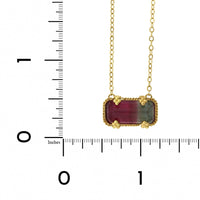 Amali 18K Yellow Gold Rectangular Tourmaline Necklace