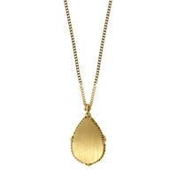 Amali 18K Yellow Gold Teardrop Moonstone Necklace