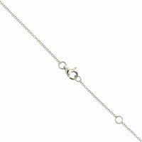 14K White Gold Black Agate Diamond Halo Clover Pendant