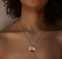 Emily P. Wheeler 18K Yellow Gold Patchwork Multi Stone Pendant