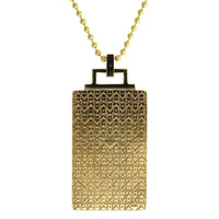 Sorellina 18K Yellow Gold L'Imperatrice Tarot Card Pendant