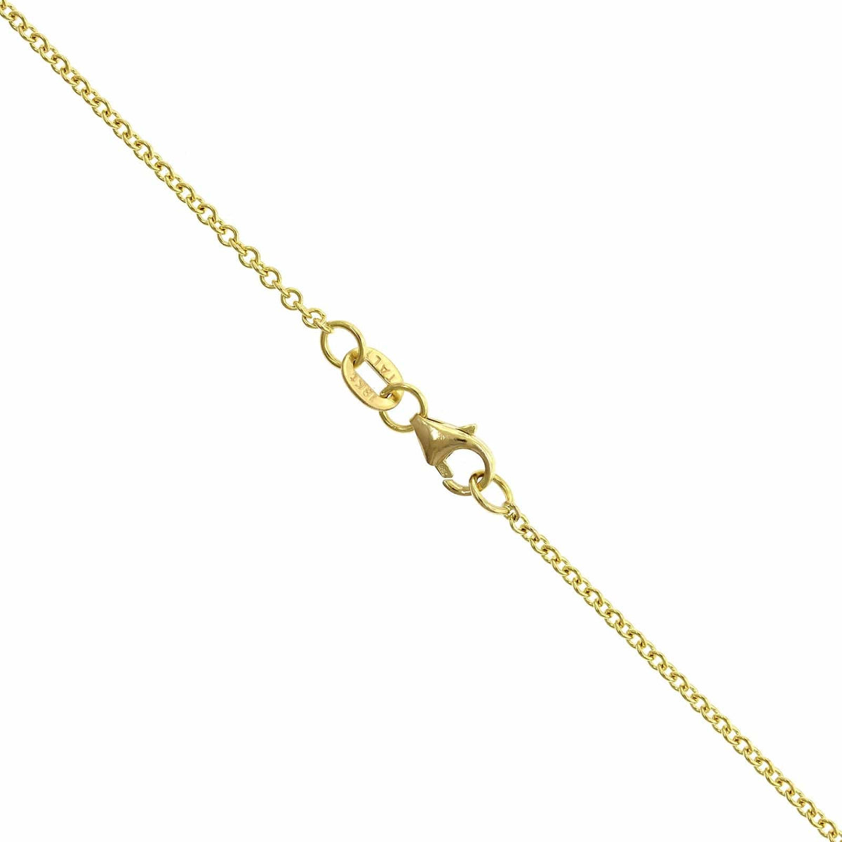 18K Yellow Gold Spinel and Diamond Necklace, 18k yellow gold, Long's Jewelers