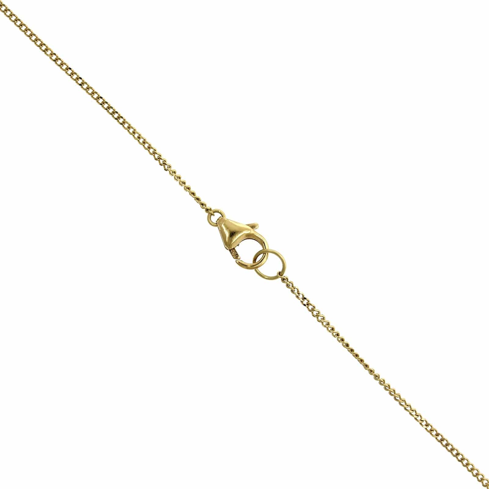 18K Yellow Gold Labradorite Pendant, Long's Jewelers