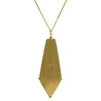 18K Yellow Gold Rhodochrosite Pendant, Long's Jewelers