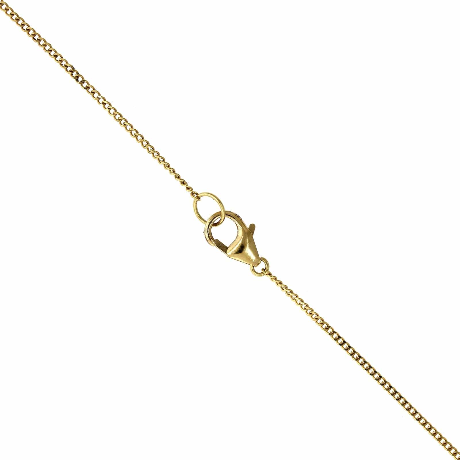 18K Yellow Gold Rhodochrosite Pendant, Long's Jewelers