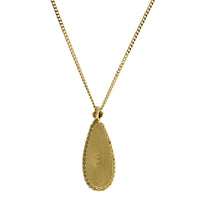 18K Yellow Gold Moonstone Pendant, Long's Jewelers