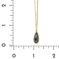 18K Yellow Gold Moonstone Pendant, Long's Jewelers