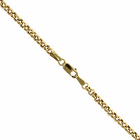 18K Yellow Gold Bicolor Emerald Cut Tourmaline Pendant