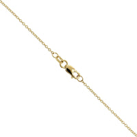 18K Yellow Gold Yellow Beryl Heart Pendant