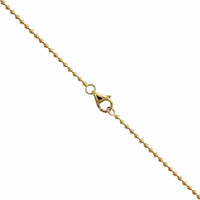 18K Yellow Gold Peridot Blue Enamel Stud Pendant