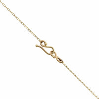 14K Yellow Gold Chalcedony Etruscan Bead Pendant