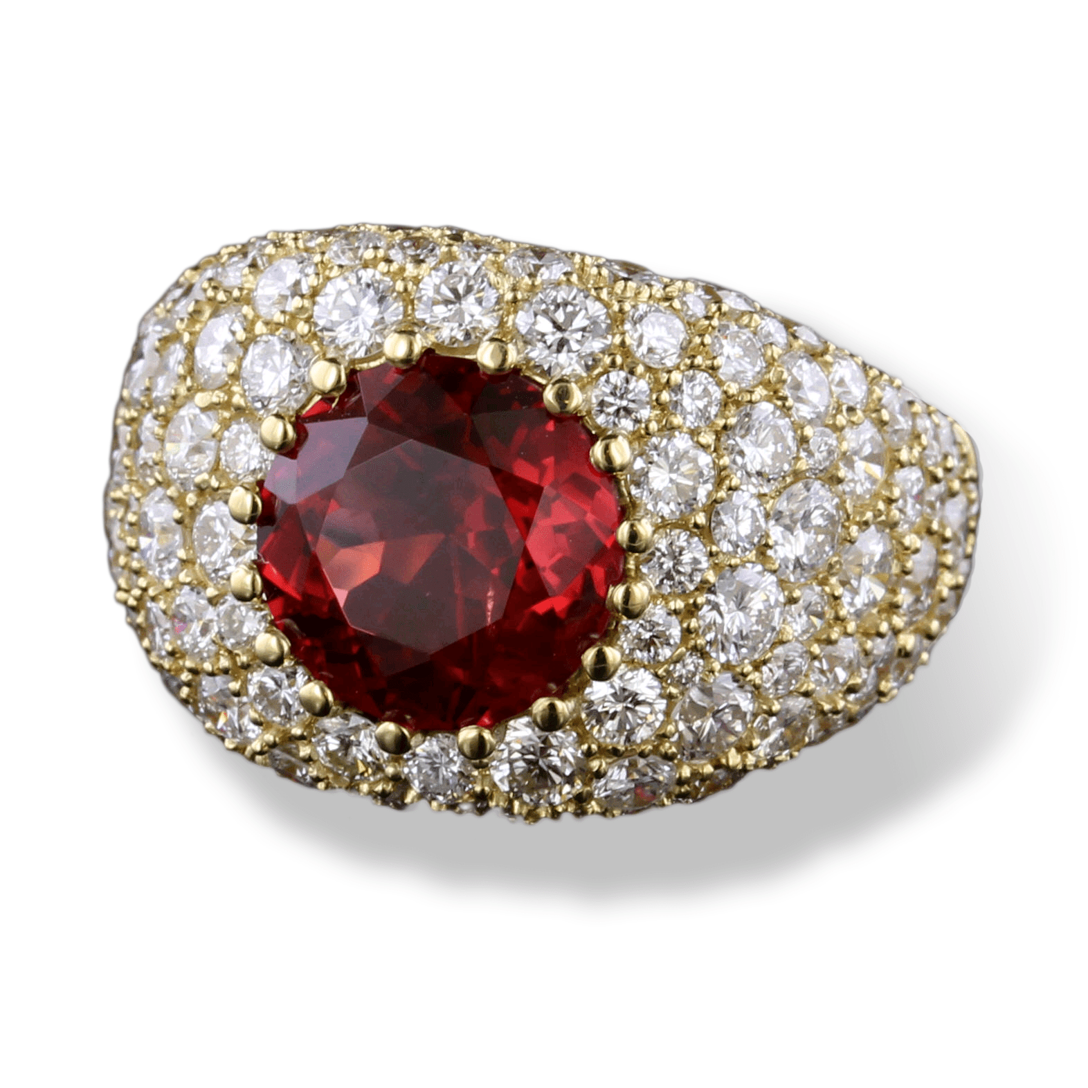 18K White Gold Spinel Ring