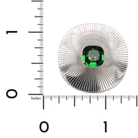 Eclat Jewels 18K White Gold Chrome Tourmaline Disc Ring