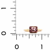 14K Yellow Gold Pink Tourmaline Ring
