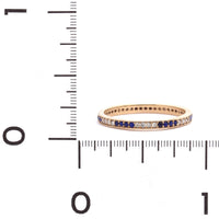 Armenta 14K Rose Gold Lapis and Diamond Ring