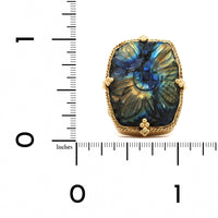 Amali 18K Yellow Gold Labradorite Ring