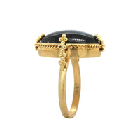 Amali 18K Yellow Gold Oval Labradorite Ring