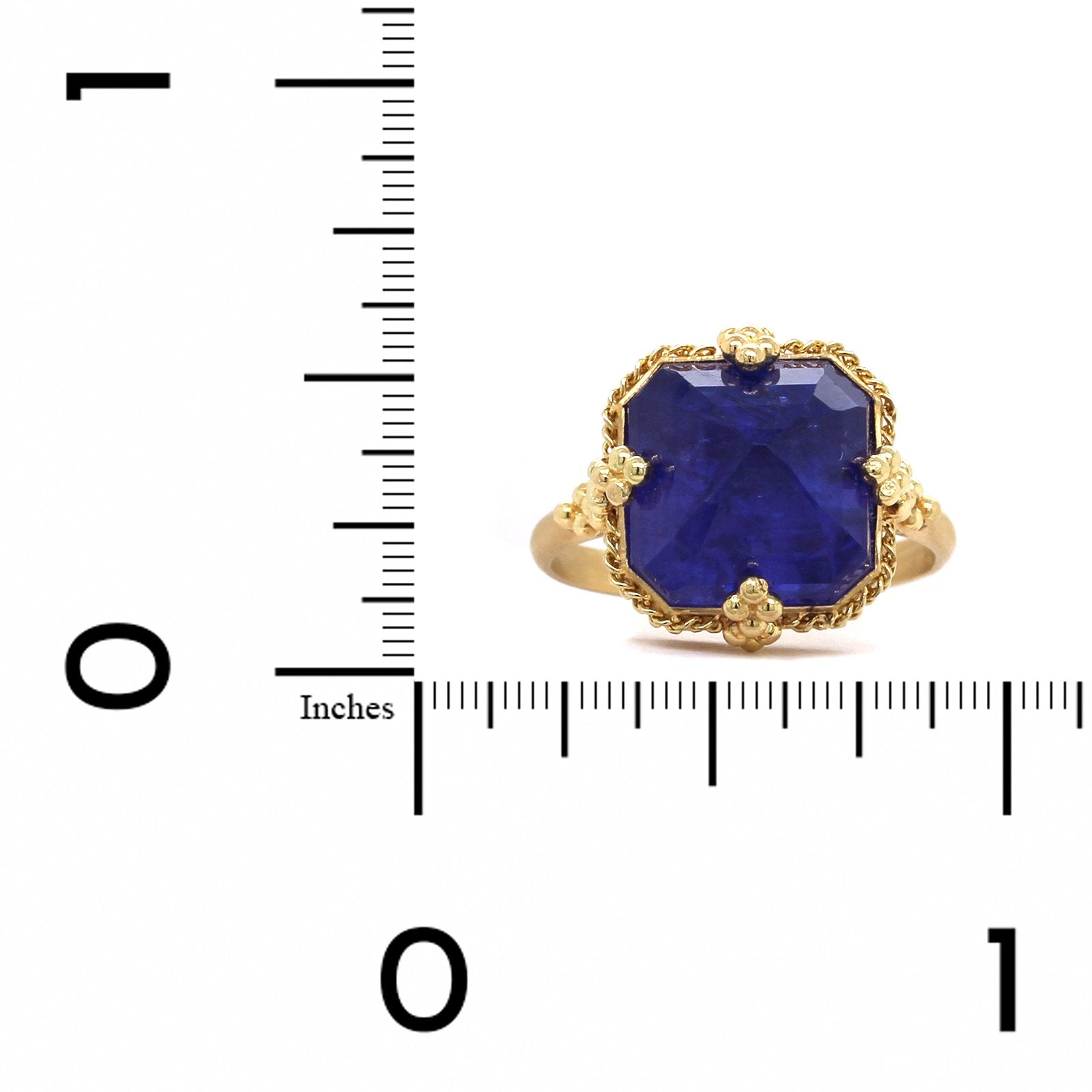 Amali 18K Yellow Gold Tanzanite Ring