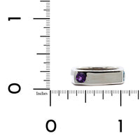 14K White Gold Multi Gem Stone Square Mothers Ring, 14k white gold, Long's Jewelers