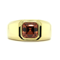 18K Yellow Gold Mayan Zircon Ring, 18k yellow gold, Long's Jewelers