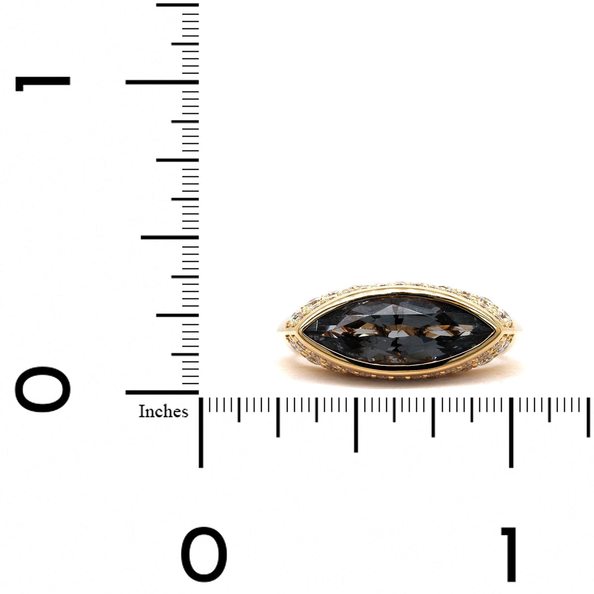 18K Yellow Gold Marquise Nomad Ring