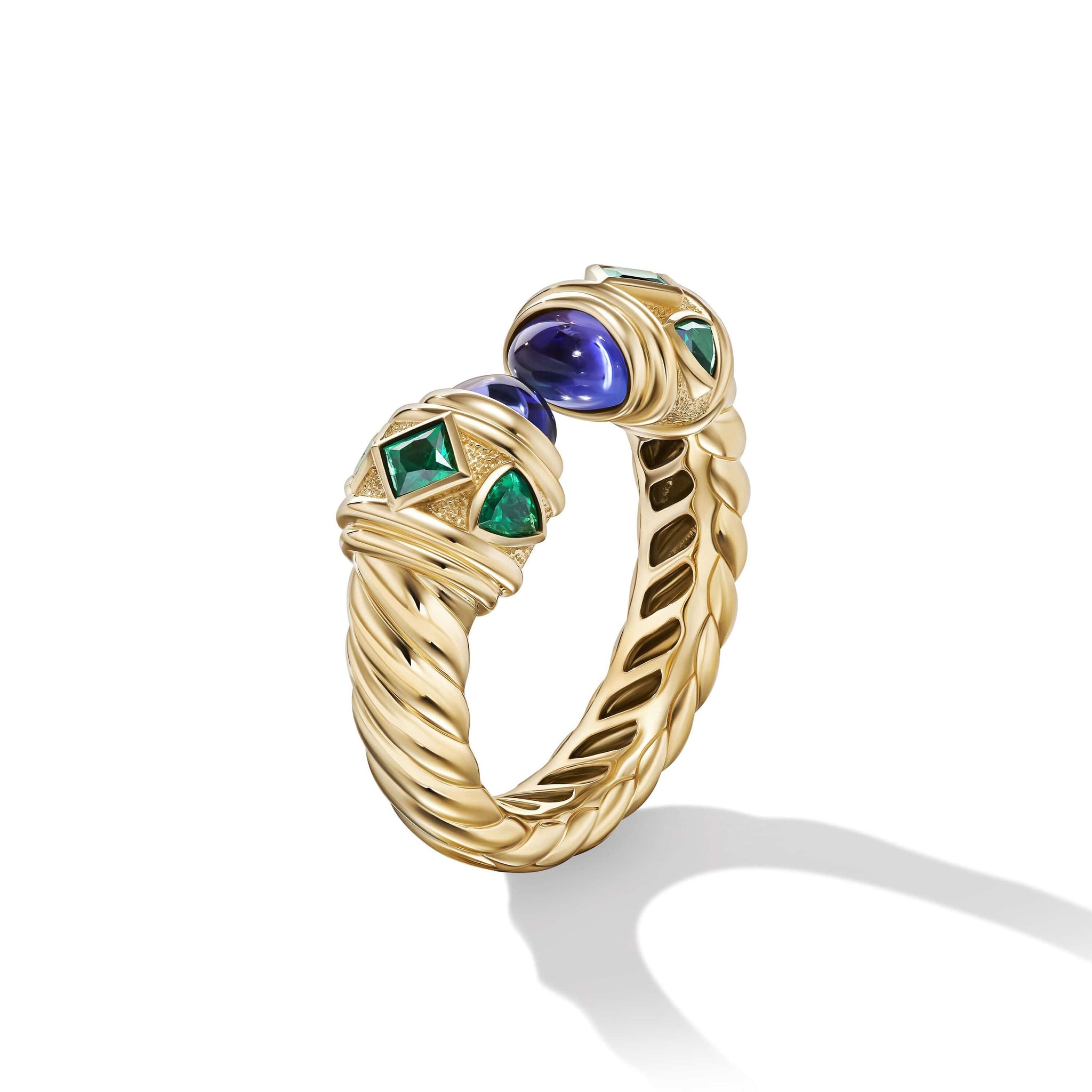 Renaissance® Color Ring in 18K Yellow Gold with Tanzanite and Tsavorite