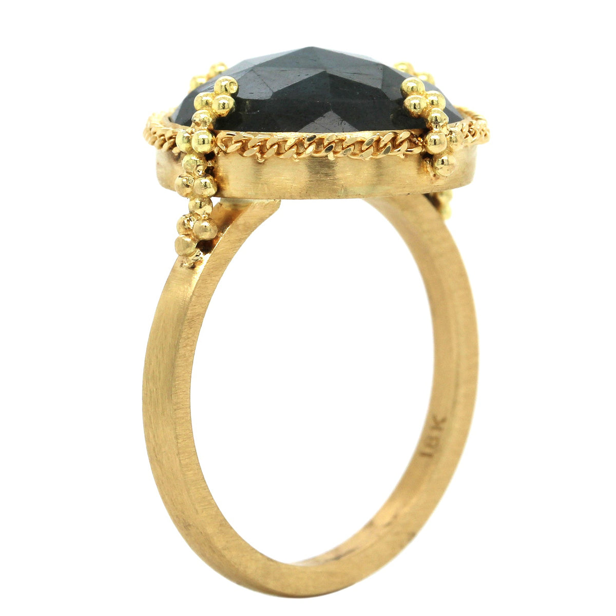 18K Yellow Gold Labradorite Ring, Long's Jewelers