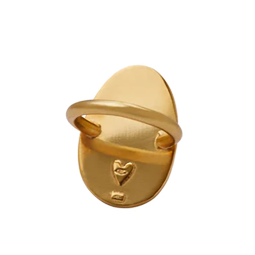 14K Yellow Gold Scarab Howlite Ring, 14k yellow gold, Long's Jewelers