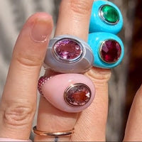 Emily P. Wheeler 18K Rose and White Gold Chubby Pink Tourmaline Ring