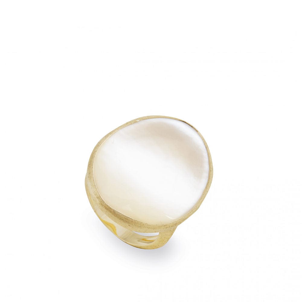 Marco Bicego Lunaria 18K Yellow Gold Mother of Pearl Ring