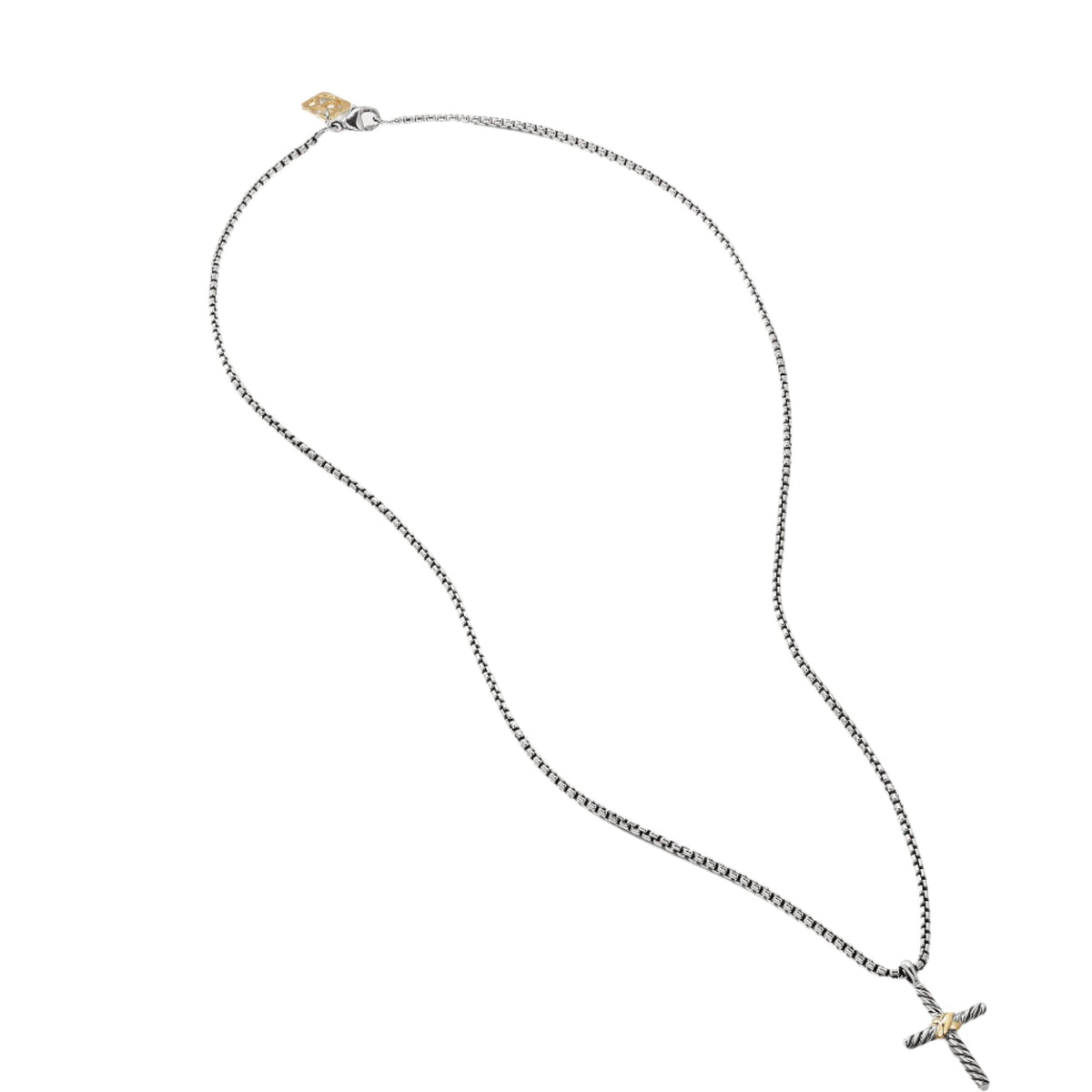 Cross Necklace with 14K Gold