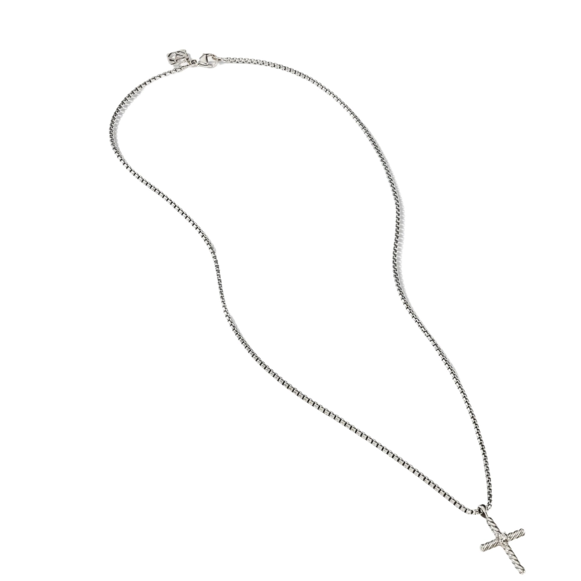Cross Necklace with Diamond