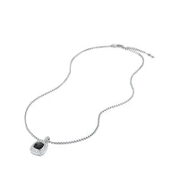 Pendant Necklace with Black Onyx and Diamonds