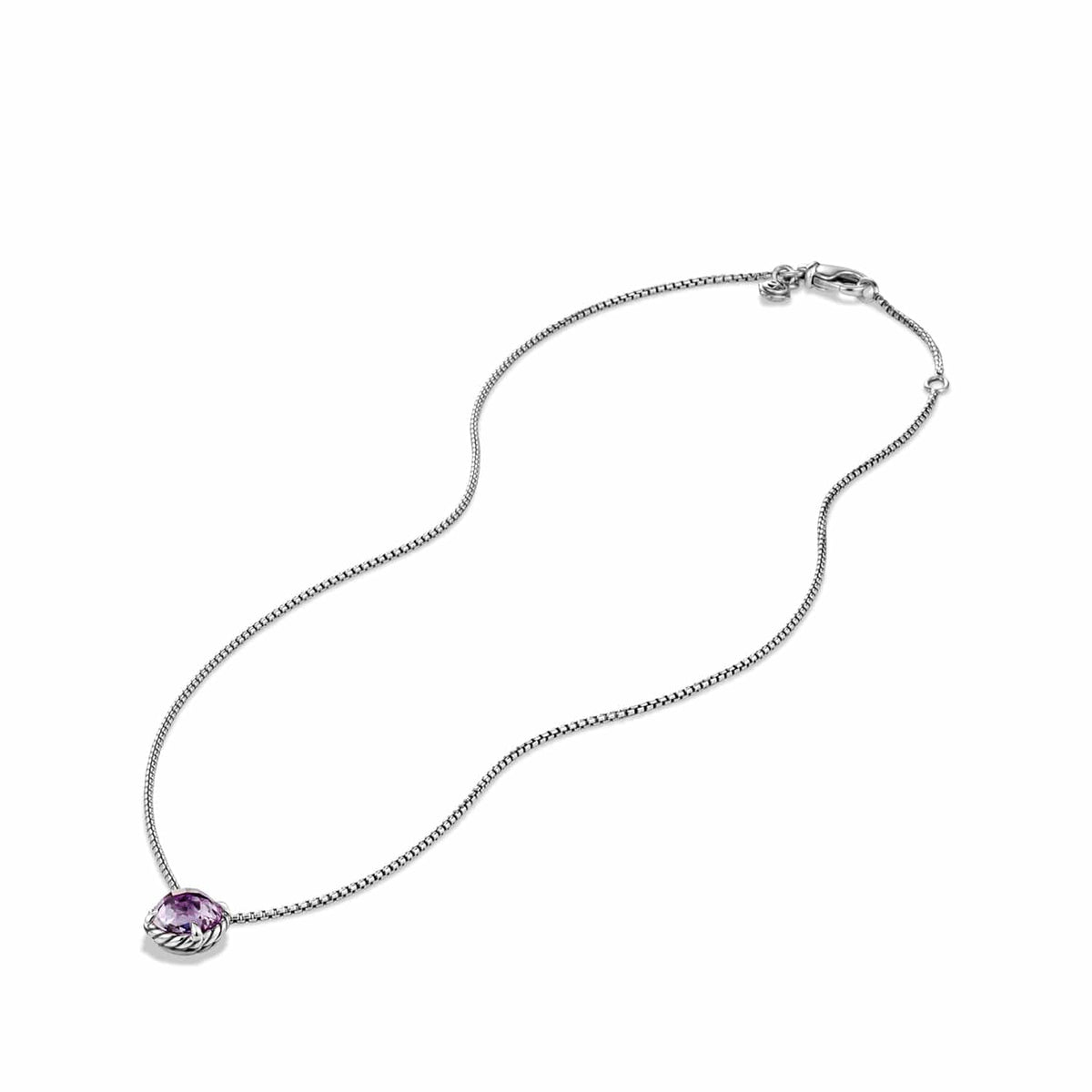 Chatelaine Pendant Necklace with Amethyst