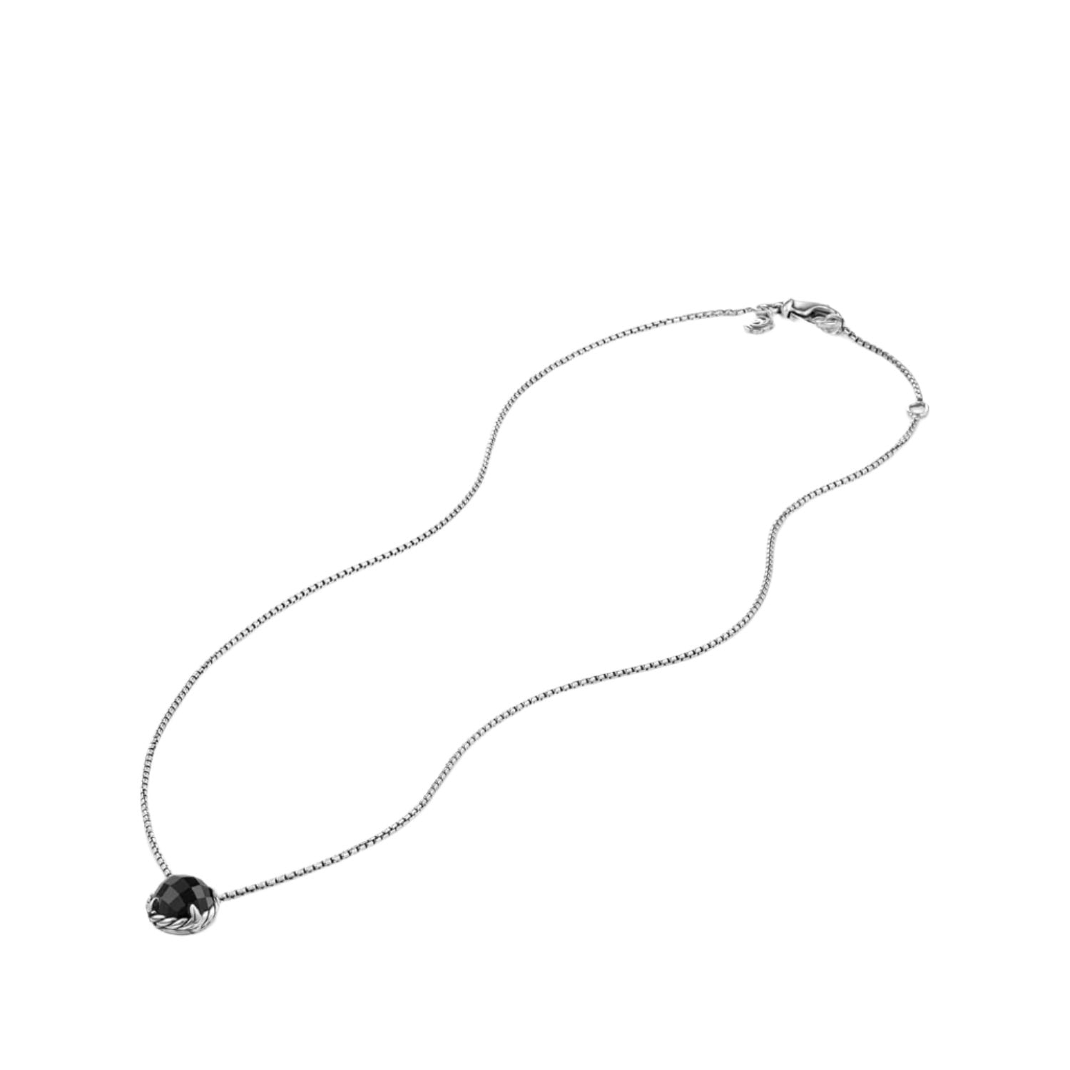 Chatelaine Pendant Necklace with Black Onyz