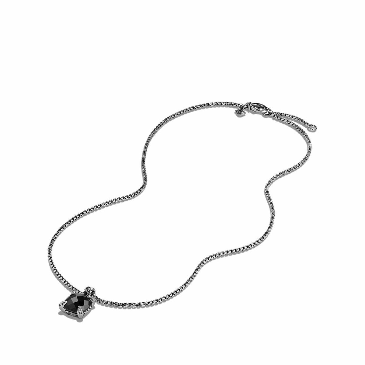 Pendant Necklace with Amethyst and Diamonds