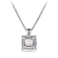Pendant Necklace with Amethyst and Diamonds