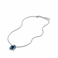 Pendant Necklace with Hampton Blue Topaz and Diamonds