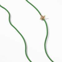 DY Bel Aire Chain in Green with 14K Gold Accents