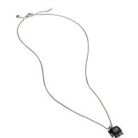 Chatelaine® Pendant Necklace with Black Onyx and Diamonds, 14mm