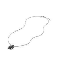 Chatelaine® Pendant Necklace with Black Onyx and Diamonds, 14mm