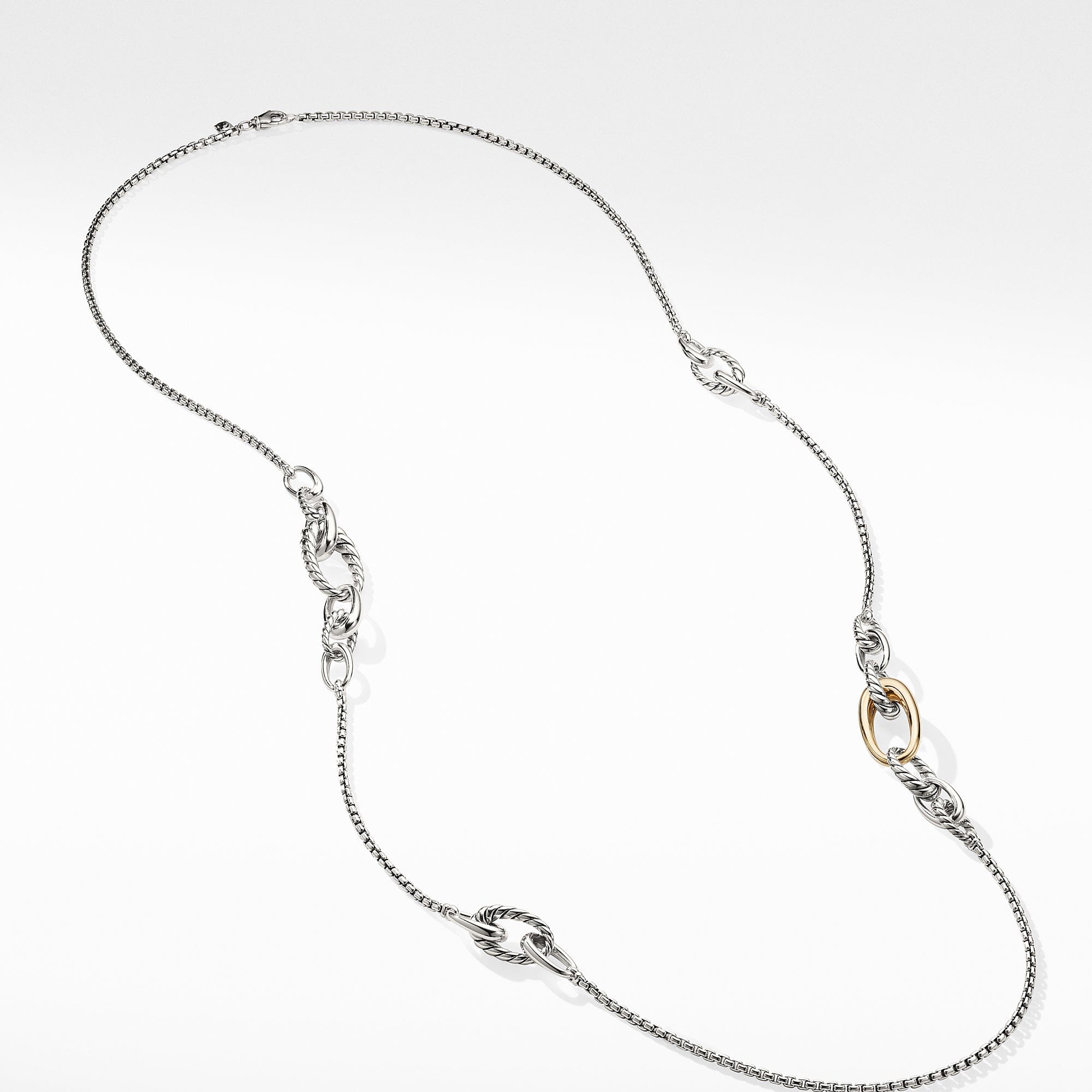 Pure Form® Chain Station Necklace with 18K Gold