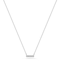 14K White Gold Sylvie Rose Diamond Necklace