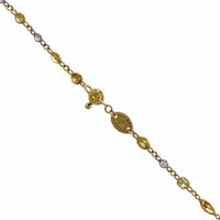 Platinum Bezel Set Fancy Yellow and White diamond Necklace