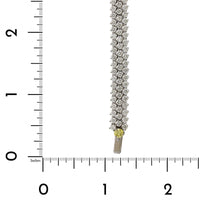 18K White Gold 3 Row Diamond Necklace