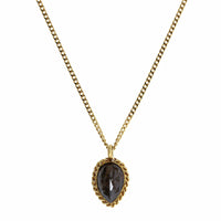 18K Yellow Gold Pear Shape Diamond Pendant, Long's Jewelers