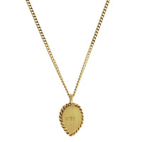 18K Yellow Gold Pear Shape Diamond Pendant, Long's Jewelers