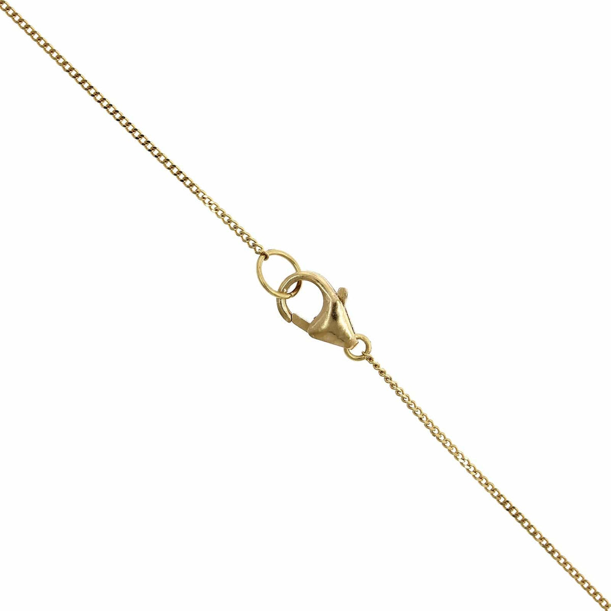 18K Yellow Gold Pear Shape Diamond Pendant, Long's Jewelers